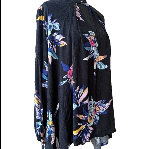 Free People NWT Women’s Tree Swing Tunic w Long Sleeves, Size S - Picture 5 of 14